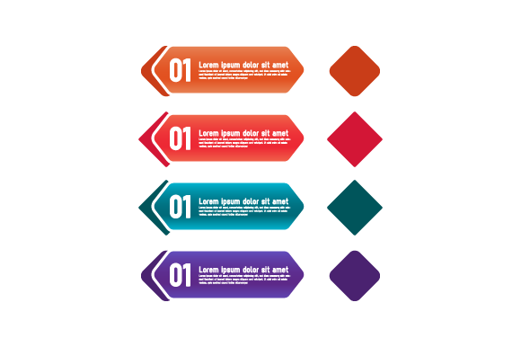 Colorful Infographic Decoration Design: A Vibrant Graphic Template for Creative Projects