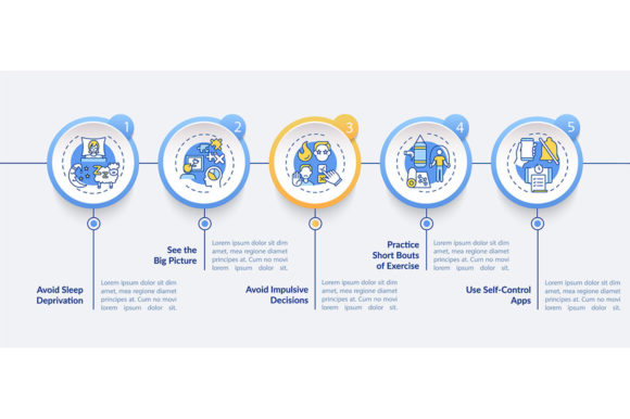 Self Regulation Boosting Tips Vector: Graphics for Real Content Publishing